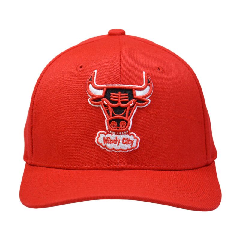 Mitchell & Ness NBA Chicago Bulls Team Ground 2.0 Snapback Cap - HHSS3260-CBUYYPPPRED1 Odzież/Czapki/Czapki z daszkiem Your Sports Performance