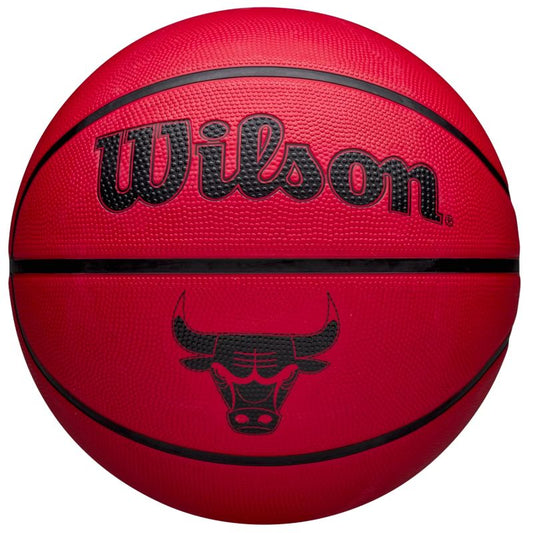 Wilson NBA Team Tribute Solid Chicago Bulls Ball WZ4025405XB Basketball Ball Accessories/Balls/Basketball Your Sports Performance