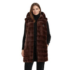 Geographical Norway Women's Fleece Uphemere Dark Brown Db Lady 0136 Dark brown (WZ6797F/GN-Dark brown) Geographical Norway