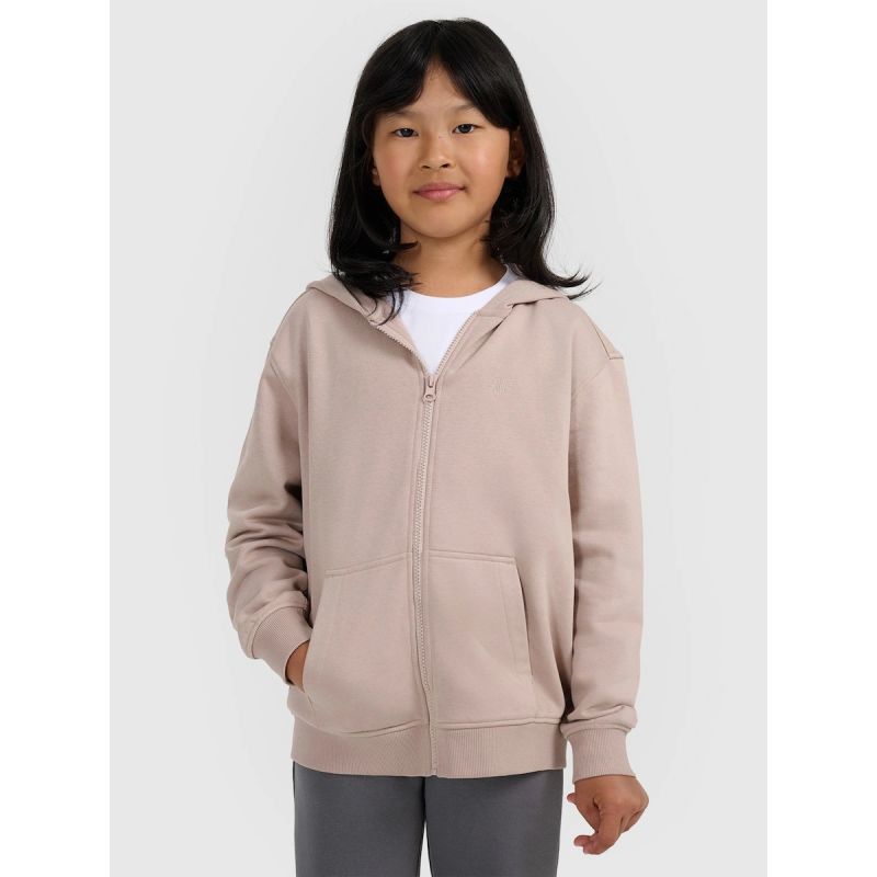 Girls' 4F Zip-Up Hoodie 4FJRAW25TSWSF2466-83S