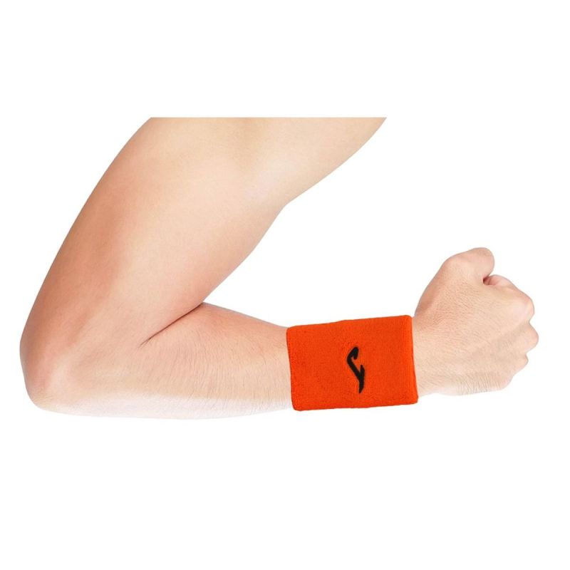 JOMA DOUBLE WRISTBAND ORANGE 400300.P04 Sport/Siłownia I Fitness/Akcesoria Do Ćwiczeń/Opaski I Ściągacze Your Sports Performance