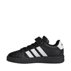 Adidas Grand Court 3.0 Kids Shoes Black and White KJ4369