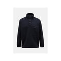 Peak Performance M Fleece Snap T-Neck sweatshirt black Import z PMSport Your Sports Performance