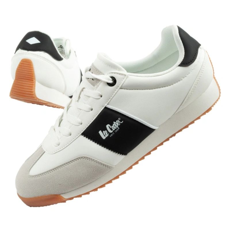 Lee Cooper sports shoes sneakers men's fashionable comfortable white Lee Cooper
