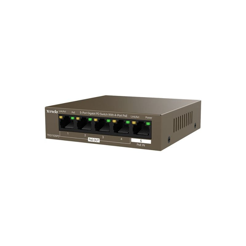 Tenda TEG1105PD Switch Komunikacja i łączność/Switch-e Your Sports Performance