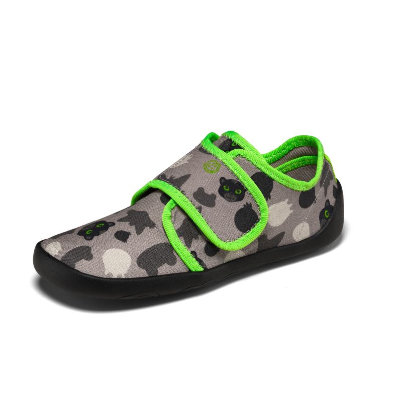 Affenzahn Movy Panther Cotton Barefoot Slippers (01398-80151)