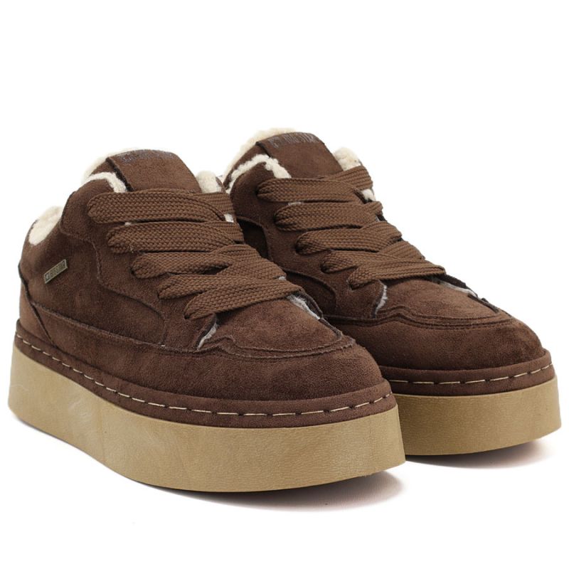 Big Star brown waterproof platform snow boots UU274188
