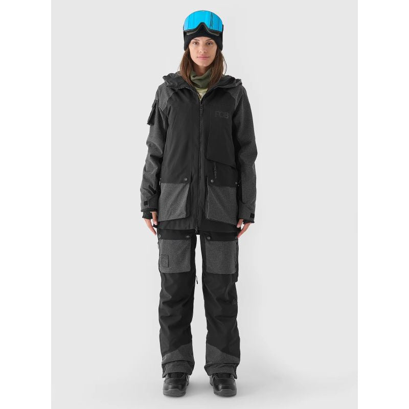 Women's 10000 membrane snowboard jacket 4F 4FWAW24TTJAF587-20S Clothing Your Sports Performance