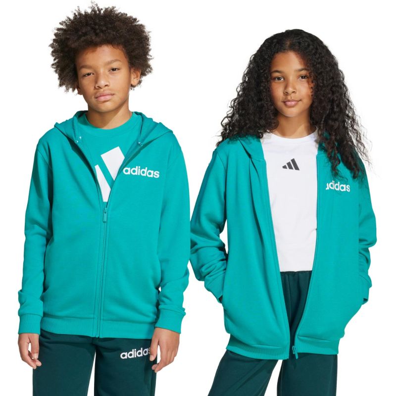 Adidas Essentials green kids tracksuit JN2427 In preparation Your Sports Performance