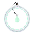 Hula hoop HMS HHW06 with studs, weight and counter green In preparation Your Sports Performance