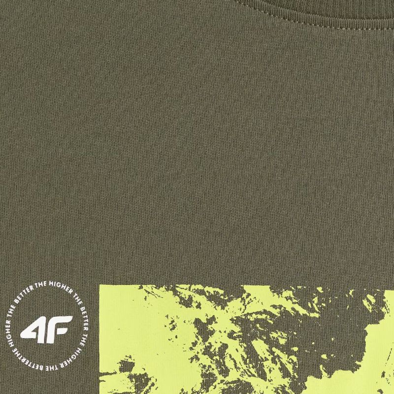 Men's T-shirt 4F M2823 khaki 4FWSS26TTSHM2823 43S
