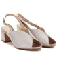 Sergio Leone SK471 gold high heel women's sandals LEONE