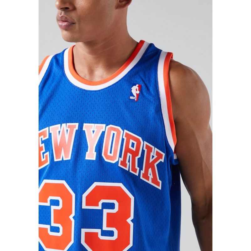 Mitchell &amp; Ness NBA Swingman New York Knicks Patric Ewing T-Shirt SMJYGS18186-NYKROYA91PEW Clothing/Lifestyle/T-shirts/Mitchell & Ness Your Sports Performance