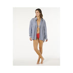 RIP CURL Women's Beach Days Pinstripe Shirt Blue