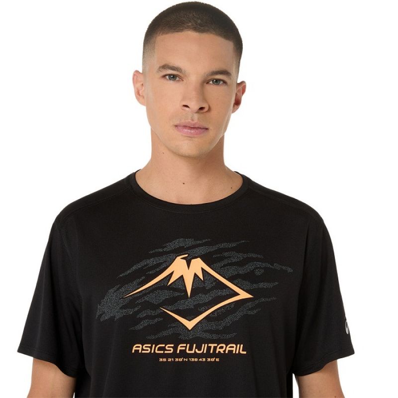 Asics Fujitrail Logo SS Top M 2011D390001 Clothing/Running Asics