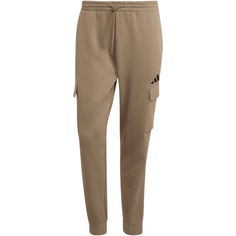 Men's adidas Essentials Feelcozy Cargo Pants Beige KF2384