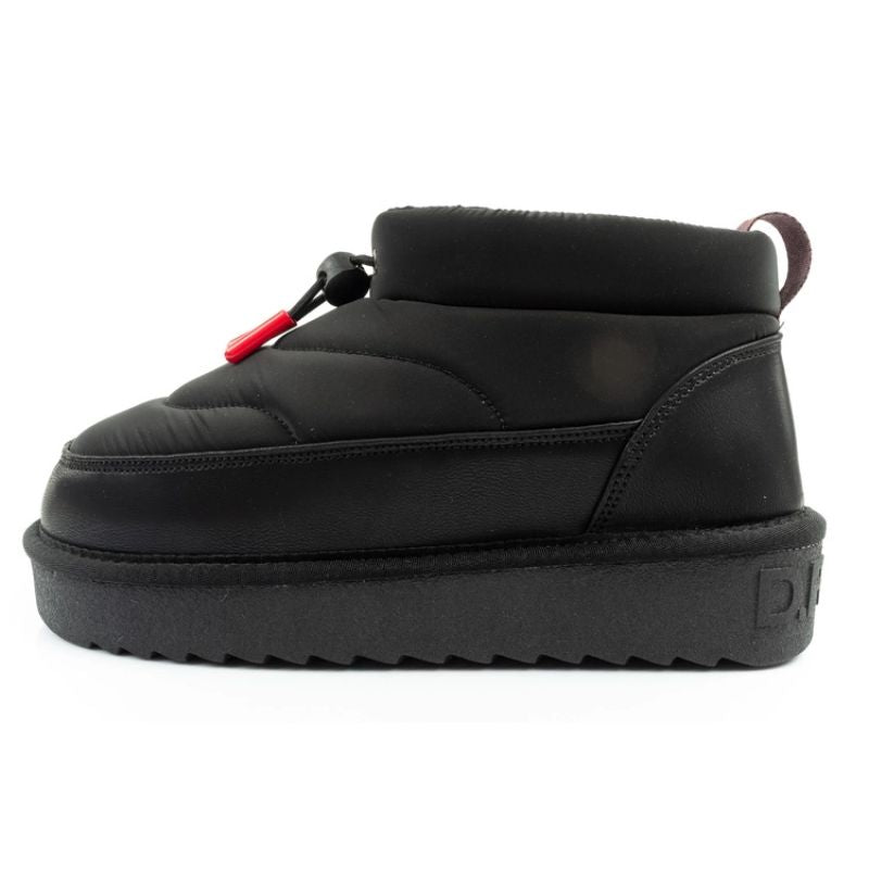 D.Franklin women's snow boots winter fashionable insulated ankle boots black D.Franklin