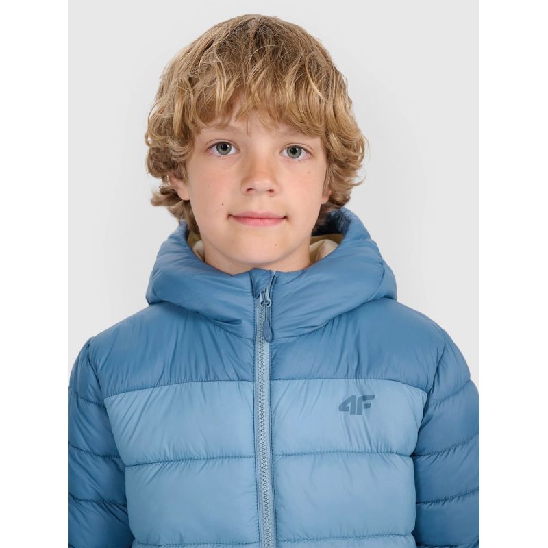 Boy's down jacket with synthetic filling 4F 4FJRAW25TDJAM0770-32S 4f