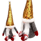 DECORATIVE gnome with magic sequins 35cm gray Home and Garden/Equipment Your Sports Performance