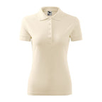 Women's Pique Polo Shirt (Almond)