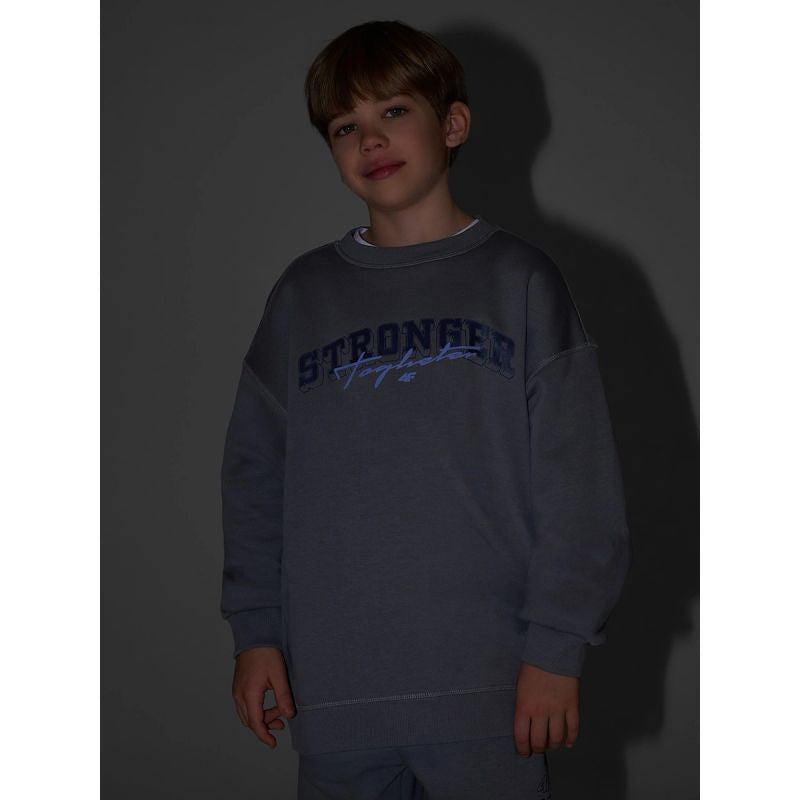 Boy's loose sweatshirt without hood 4F 4FJRSS26TSWSM2635-24S 4f