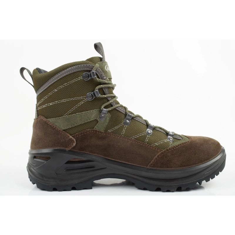 Aku Cimon Gore-tex Men's Leather Green Brown Hiking Shoes In preparation Your Sports Performance