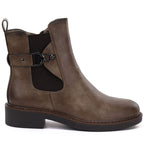 Women's ankle boots, insulated, brown, M.Daszyński SA252-7