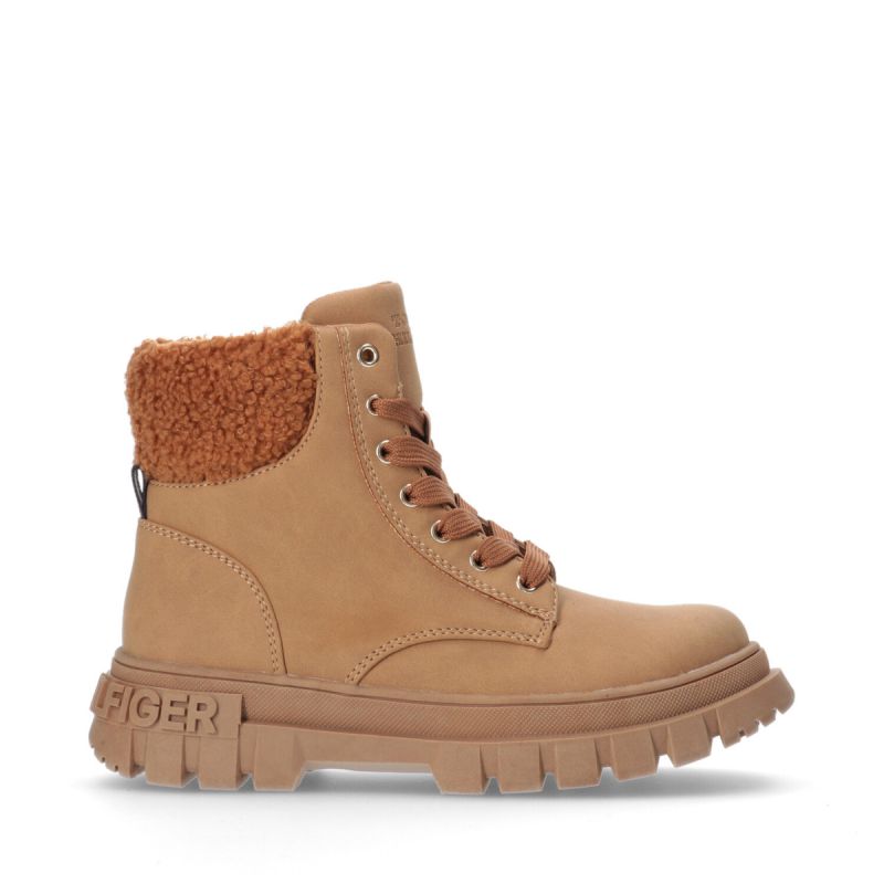Tommy Hilfiger Lace-Up Bootie Cognac W T3A5-33053-1628582-582 Footwear/Lifestyle/Tommy Hilfiger Tommy Hilfiger