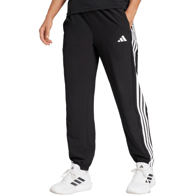adidas Train Essentials 3-Stripes Woven Women's Pants Black JI8313 adidas