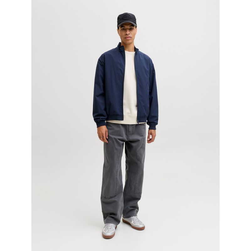 Jack&Jones Men's Bomber Jacket JJECHARGE STAND COLLAR BOMBER NOOS 12288895 NAVY BLAZER