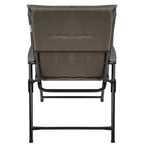 FOLDING GARDEN CHAIR 59X66X45/90CM WITH CUSHION GREY Home and Garden/Garden Your Sports Performance