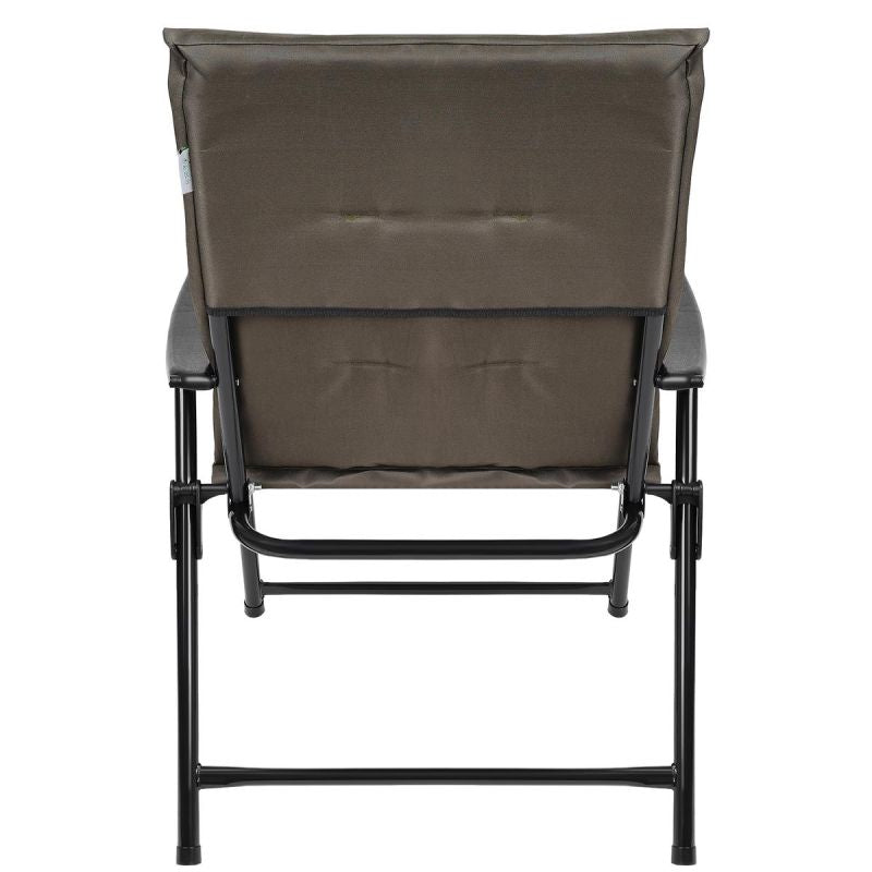 FOLDING GARDEN CHAIR 59X66X45/90CM WITH CUSHION GREY Home and Garden/Garden Your Sports Performance