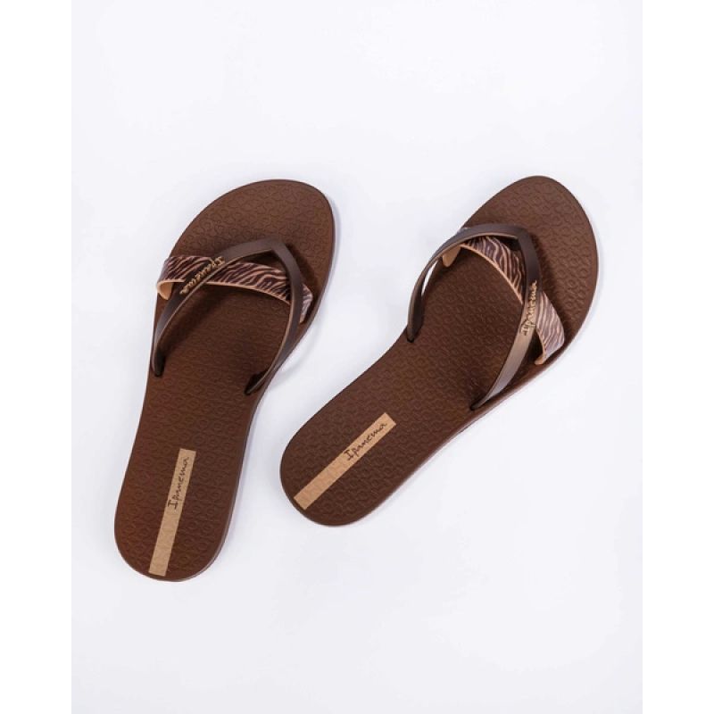 Ipanema Kirei women's flip-flops, fashionable and comfortable, brown for the beach Ipanema