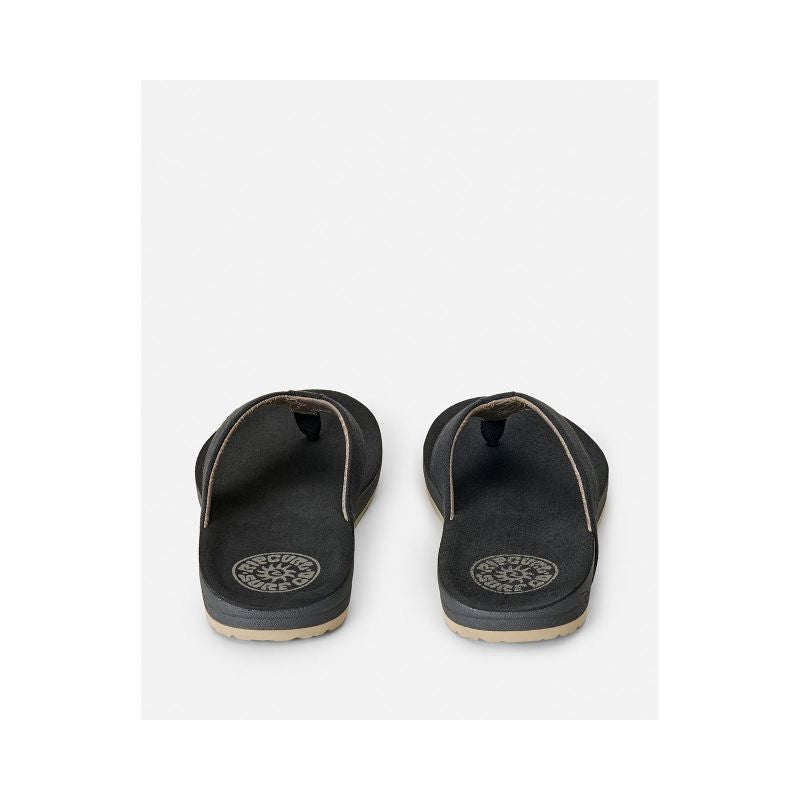 RIP CURL Pacific Rinse Bloom Open Toe Men's Flip-Flops Black