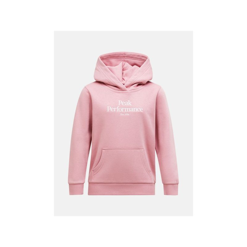 PEAK PERFORMANCE Jr Original Small Logo Hood Pink