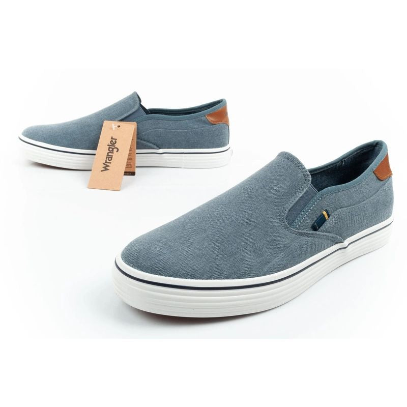 Wrangler Men's Calypso Slip-On Sports Shoes Blue Wrangler