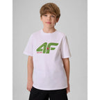 Boy's cotton T-shirt 4F 4FJRSS26TTSHM4280-10S