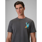 Men's regular printed T-shirt 4F 4FRSS26TTSHM4301-22S