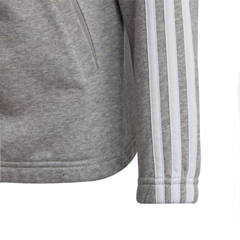 adidas Essentials 3-Stripes Full-Zip Hoodie Jr IC3635 Clothing/Lifestyle Adidas