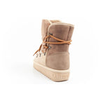 D.Franklin women's winter snow boots, fashionable fur lining, brown beige high D.Franklin