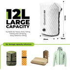 Qunature waterproof bag with valve white 12l Qunature/Akcesoria Rowerowe/Torba Your Sports Performance