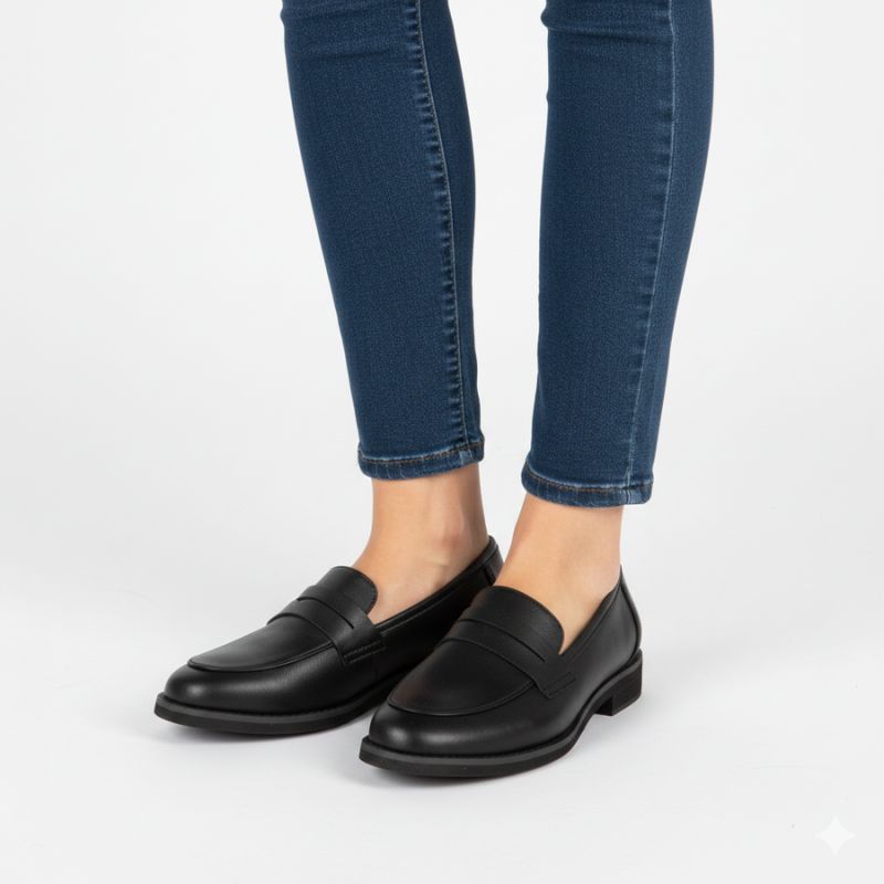 Jezzi SFY25128 black leather lords shoes To be categorized Your Sports Performance