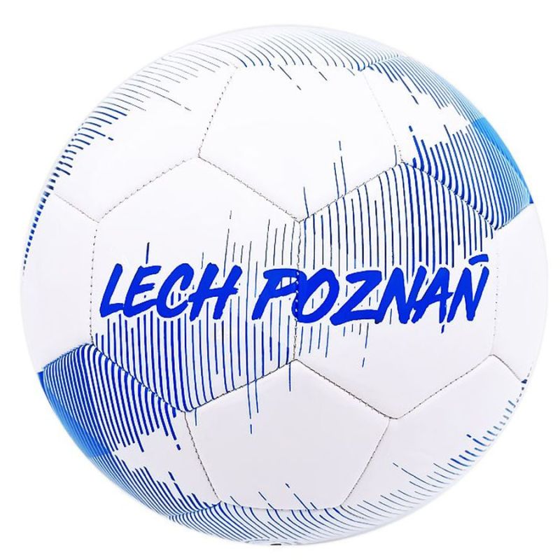 Lech Poznań White and Blue Coat of Arms Ball In preparation Your Sports Performance