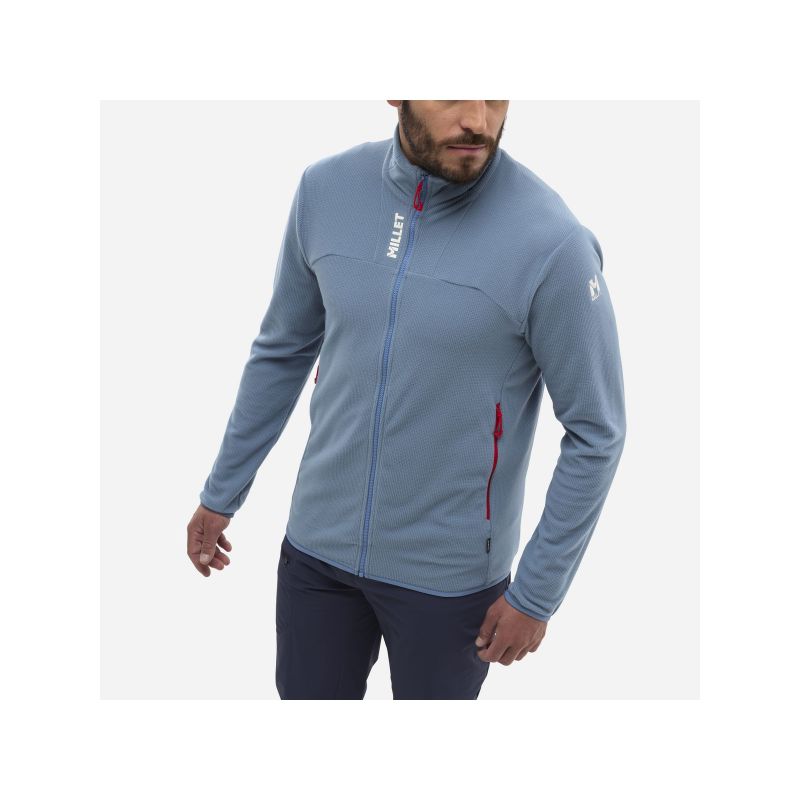 MILLET Ubic Lightgrid Jkt M men's sweatshirt blue