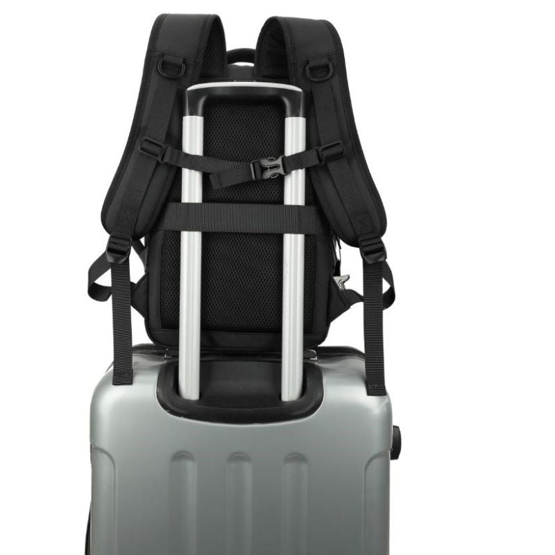 NOVEEN CTB500 Black 40x20x25 Cabin Travel Backpack with Pump Bagaż/Plecaki Your Sports Performance