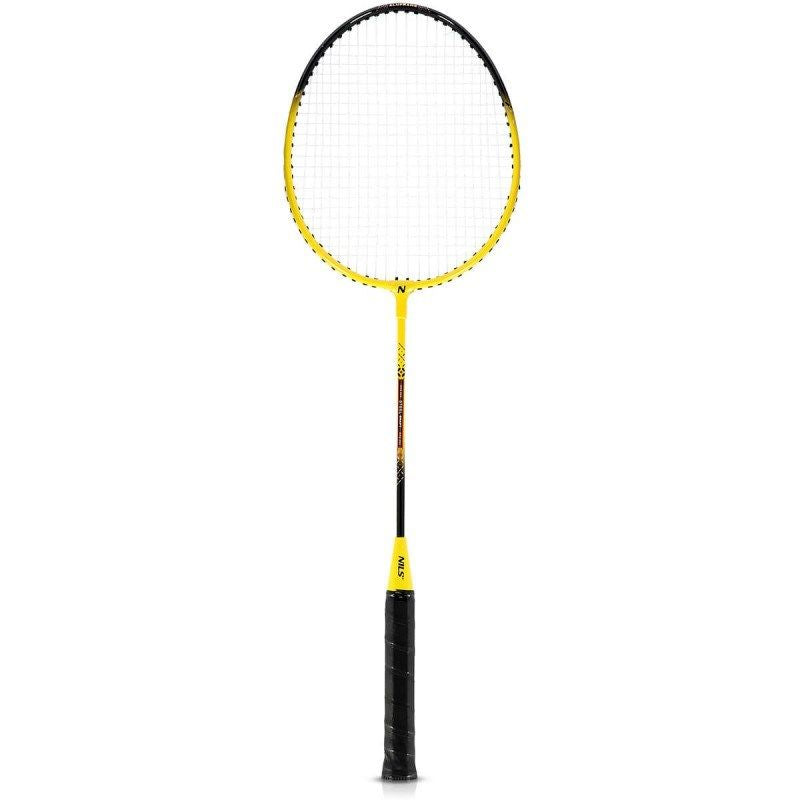 NILS NRZ262 ALUMINUM badminton set 2 rackets, 3 feather shuttlecocks, net 600x60cm, cover Import z Action/Badminton/Zestawy Your Sports Performance