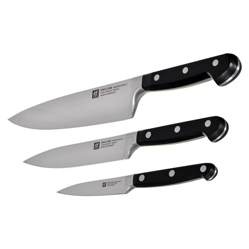 Set of 3 knives ZWILLING Professional S 35602-000-0 AGD - Produkty/Sztućce i przybory kuchenne Your Sports Performance