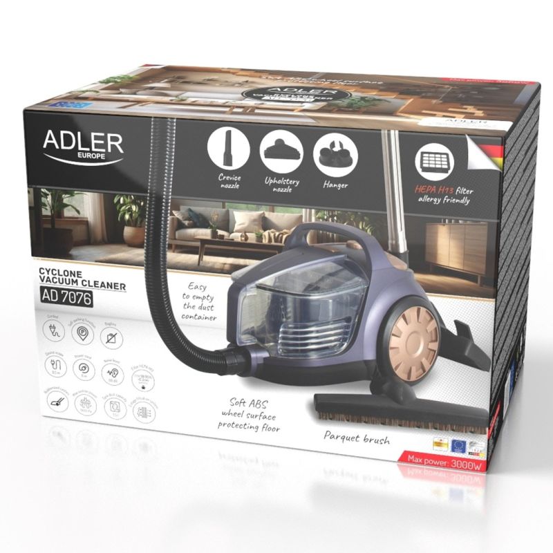 ADLER AD 7076 vacuum cleaner AGD - Produkty/Odkurzacze Your Sports Performance