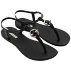 Ipanema Sandal Class women's flip-flop sandals fashionable black with gold In preparation Your Sports Performance