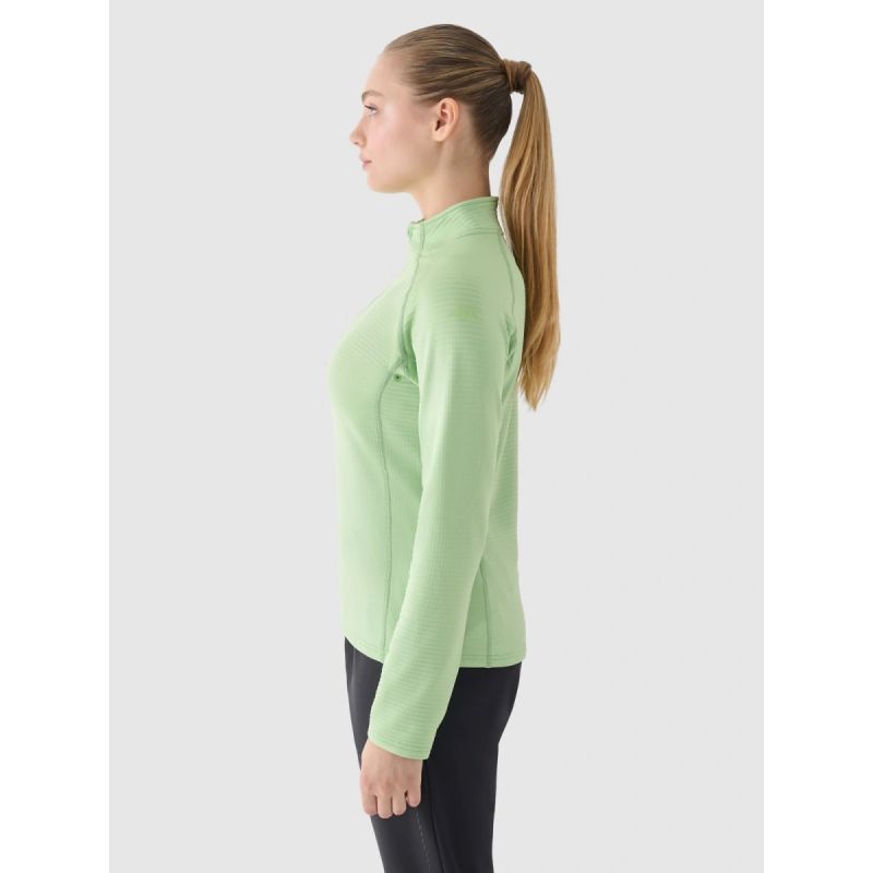 Women's slim quick-drying training sweatshirt 4F 4FWAW24TFSWF411-41S *Kategoria tymczasowa Your Sports Performance